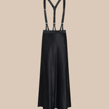 L'AGENCE - Vespera Suspender Maxi Skirt