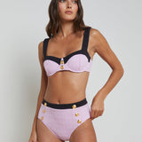 L'AGENCE - Vanessa High-Waisted Bikini Bottom