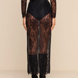 L'AGENCE - Raymonde Lace Maxi Skirt