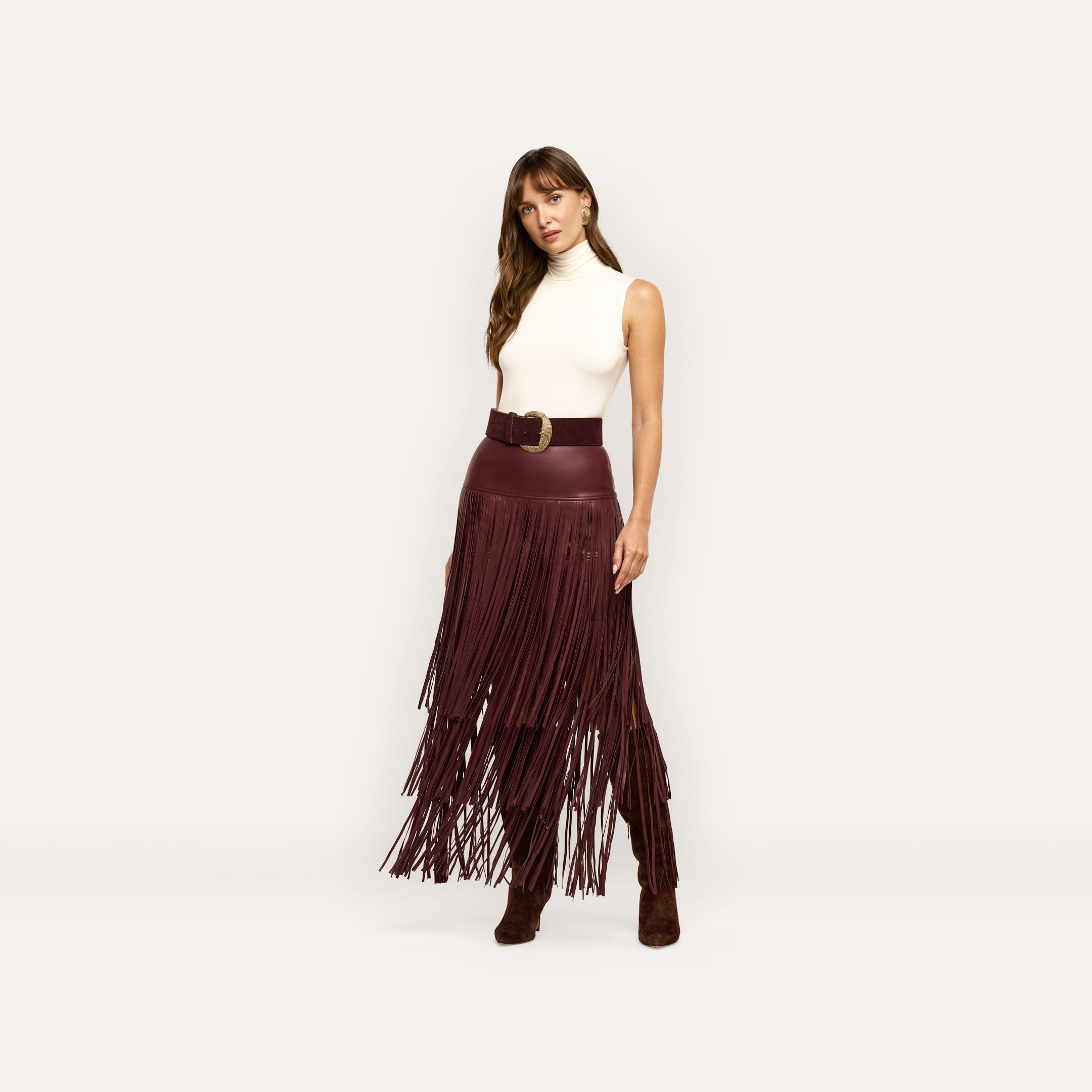 L'AGENCE - Karoline Fringe Skirt