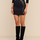 L'AGENCE - Arlena Vegan Leather Mini Skirt