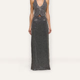 L'AGENCE - Zeta Beaded Maxi Skirt