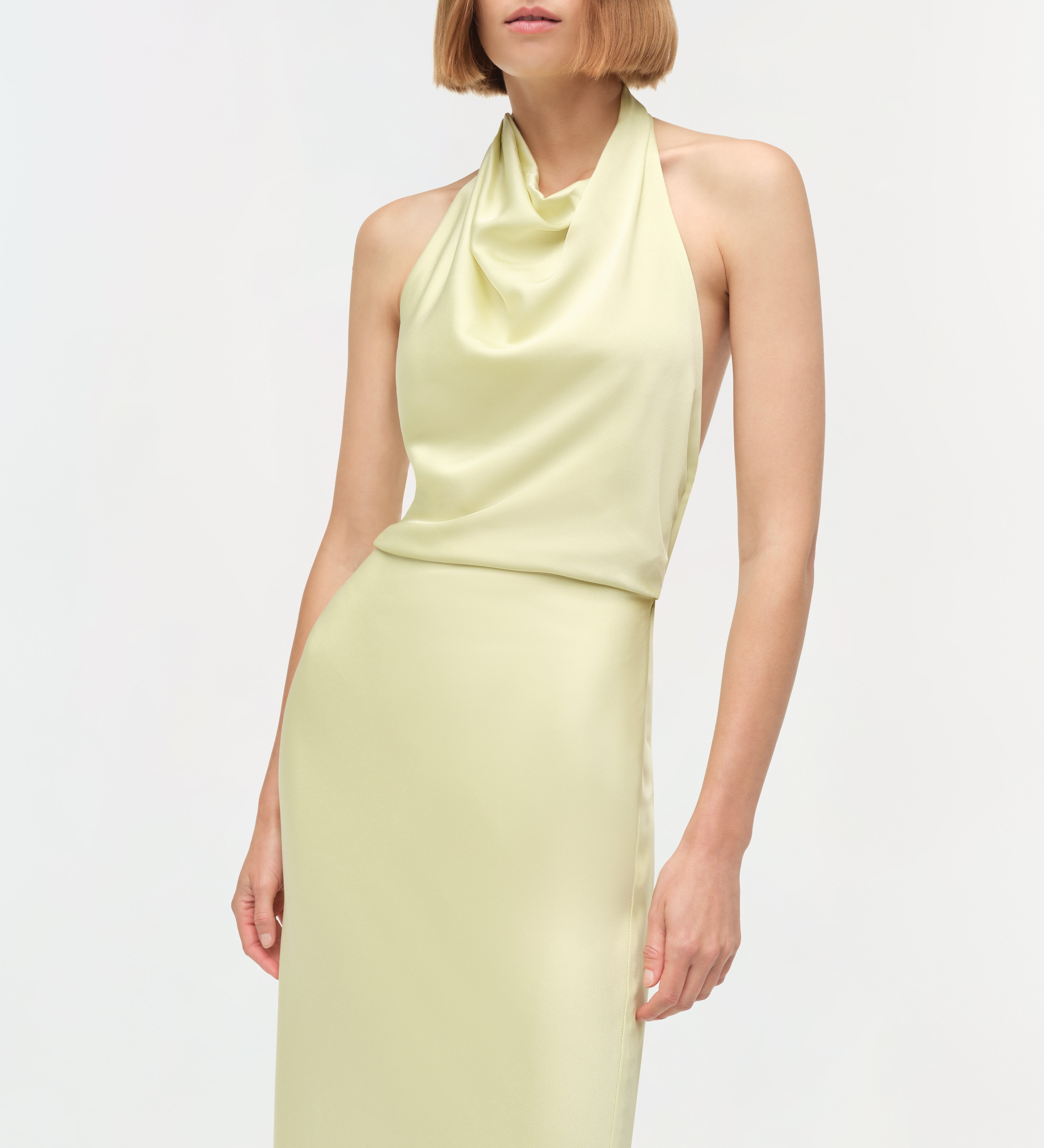 Simkhai - Reannon Draped Satin Gown