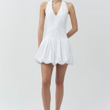 Simkhai - Brooke Cotton Halter Mini Dress