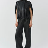 Simkhai - Jada Leather Cape Jacket