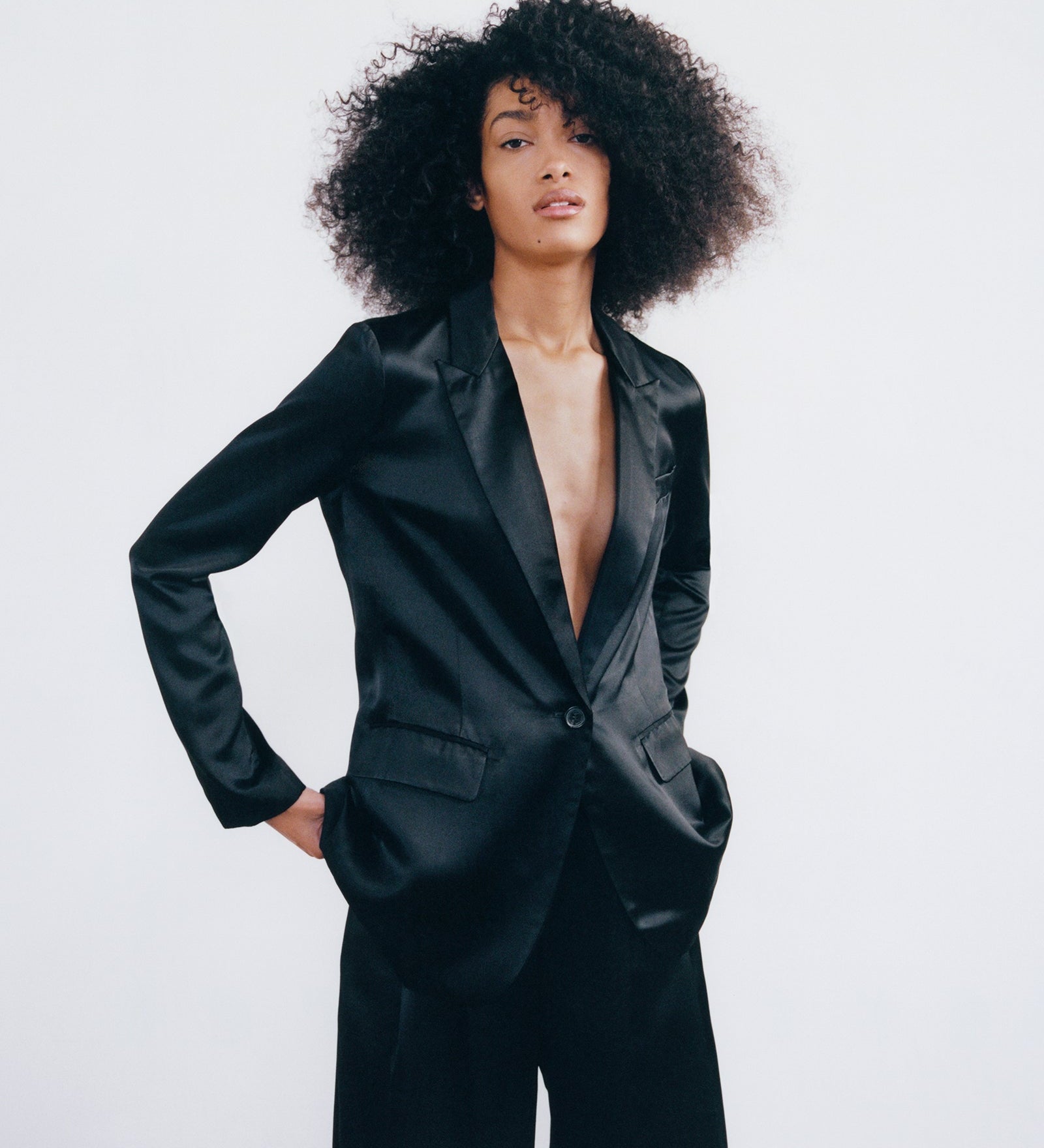 Nili Lotan - EVELINE SILK BLAZER