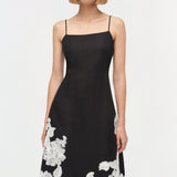 Simkhai - Annabella Soutache Linen Midi Dress