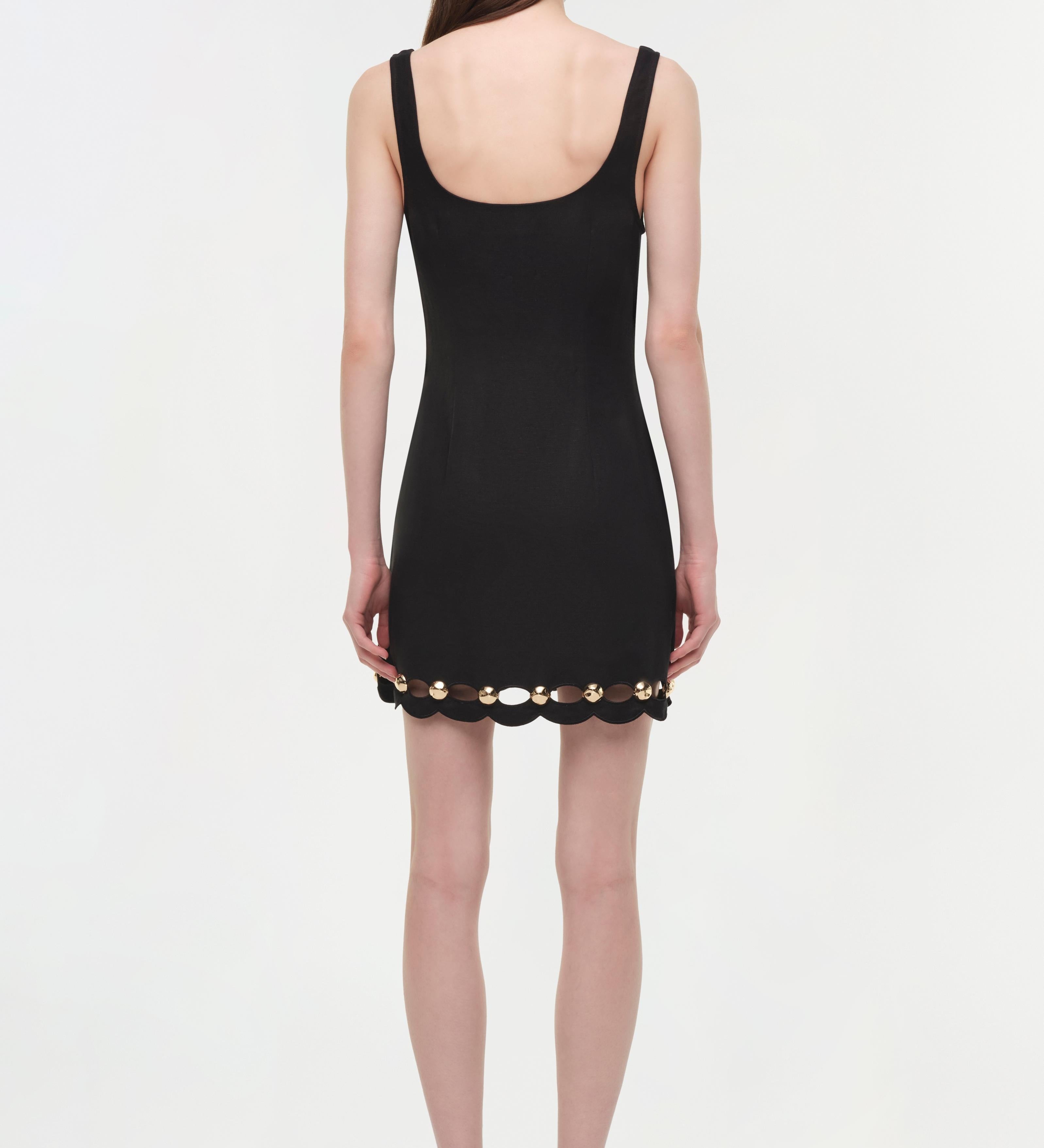 Simkhai - Lindley Studded Linen Midi Dress
