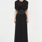 Simkhai - Nancie Draped Jersey Cape Maxi Dress