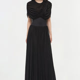 Simkhai - Nancie Draped Jersey Cape Maxi Dress