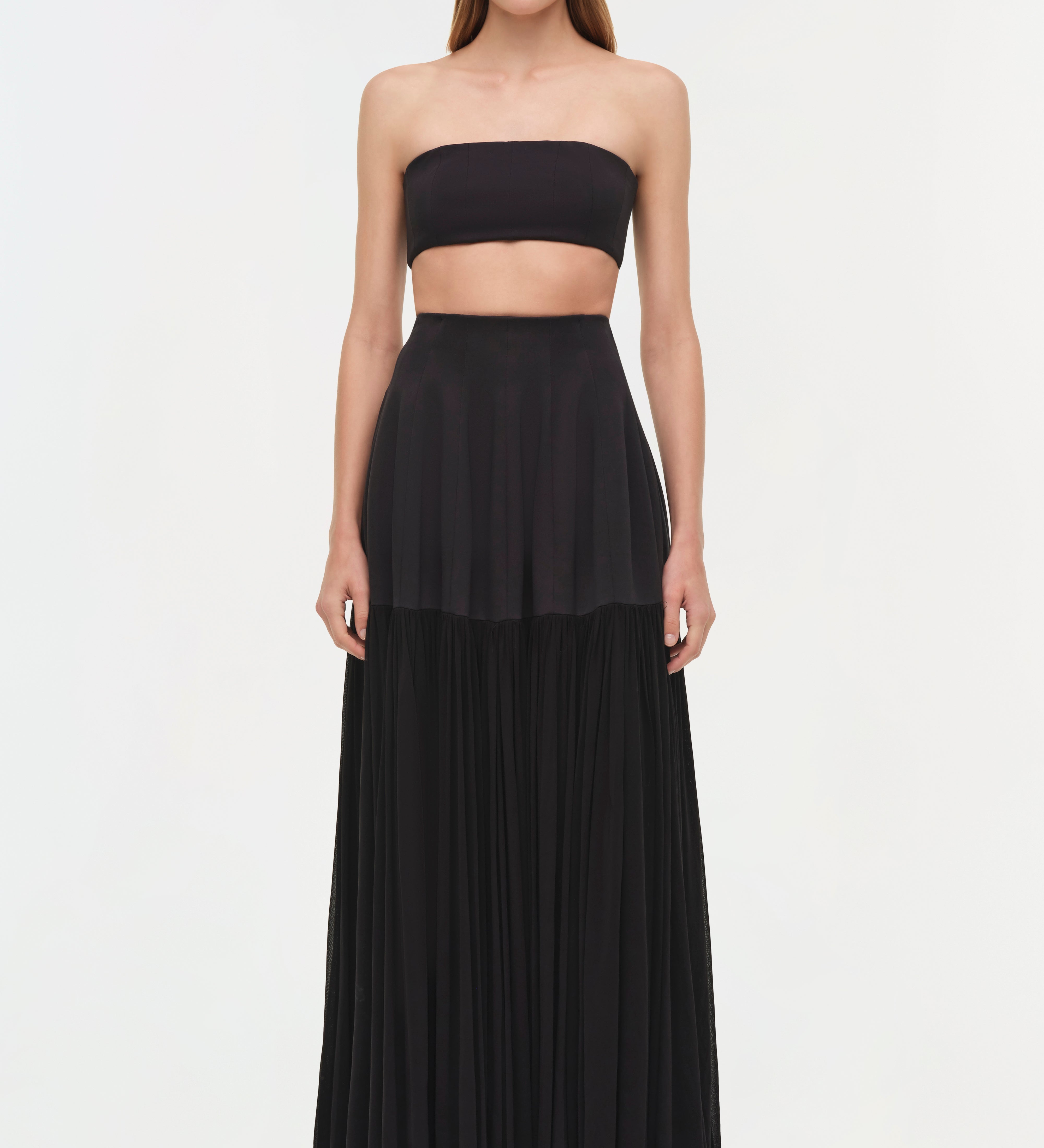 Simkhai - Saryn Draped Jersey Midi Skirt