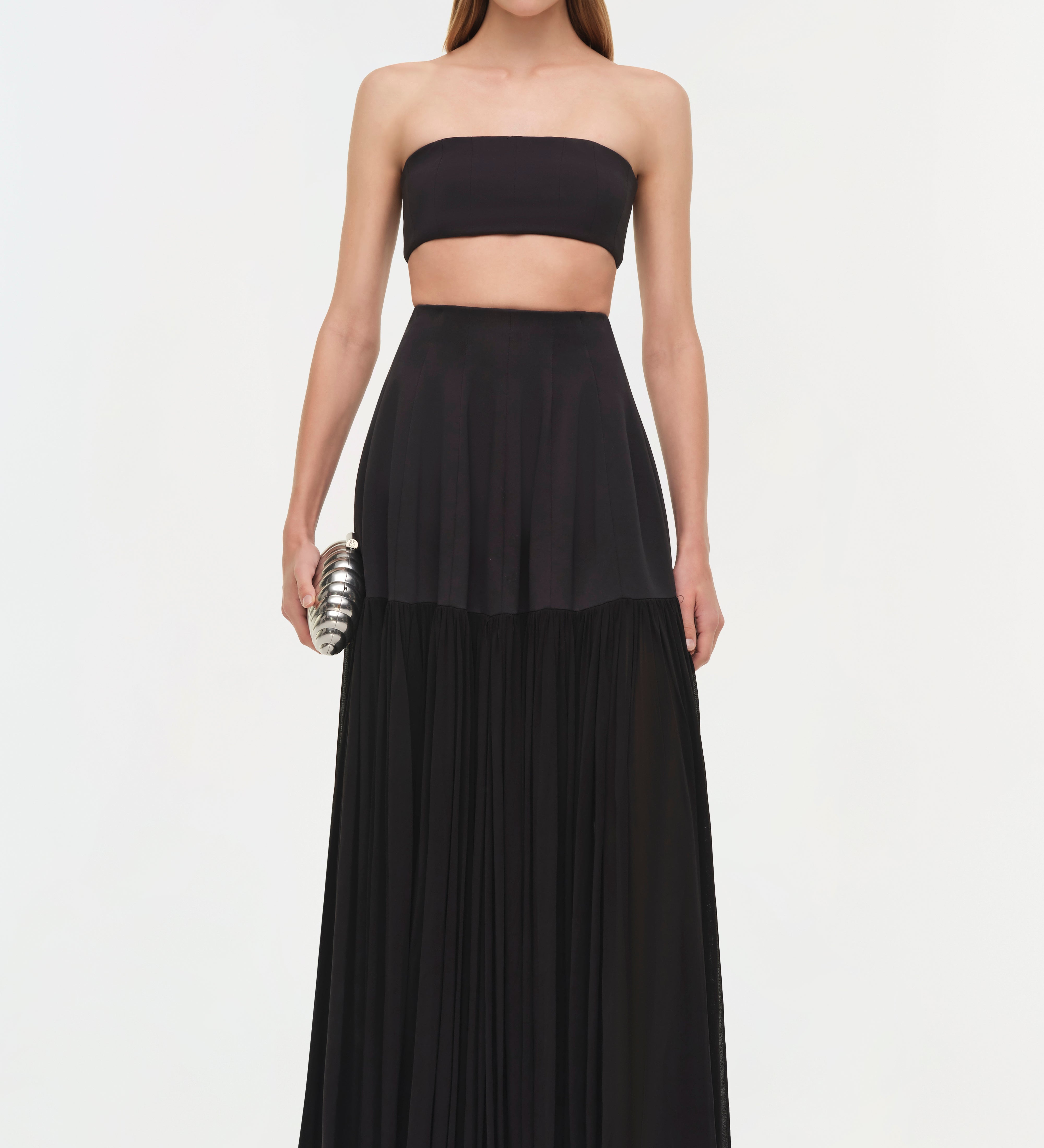 Simkhai - Saryn Draped Jersey Midi Skirt