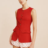 Posse - MATILDA GILET - RED