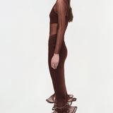 Simkhai - Kelso Sheer Plisse Skirt