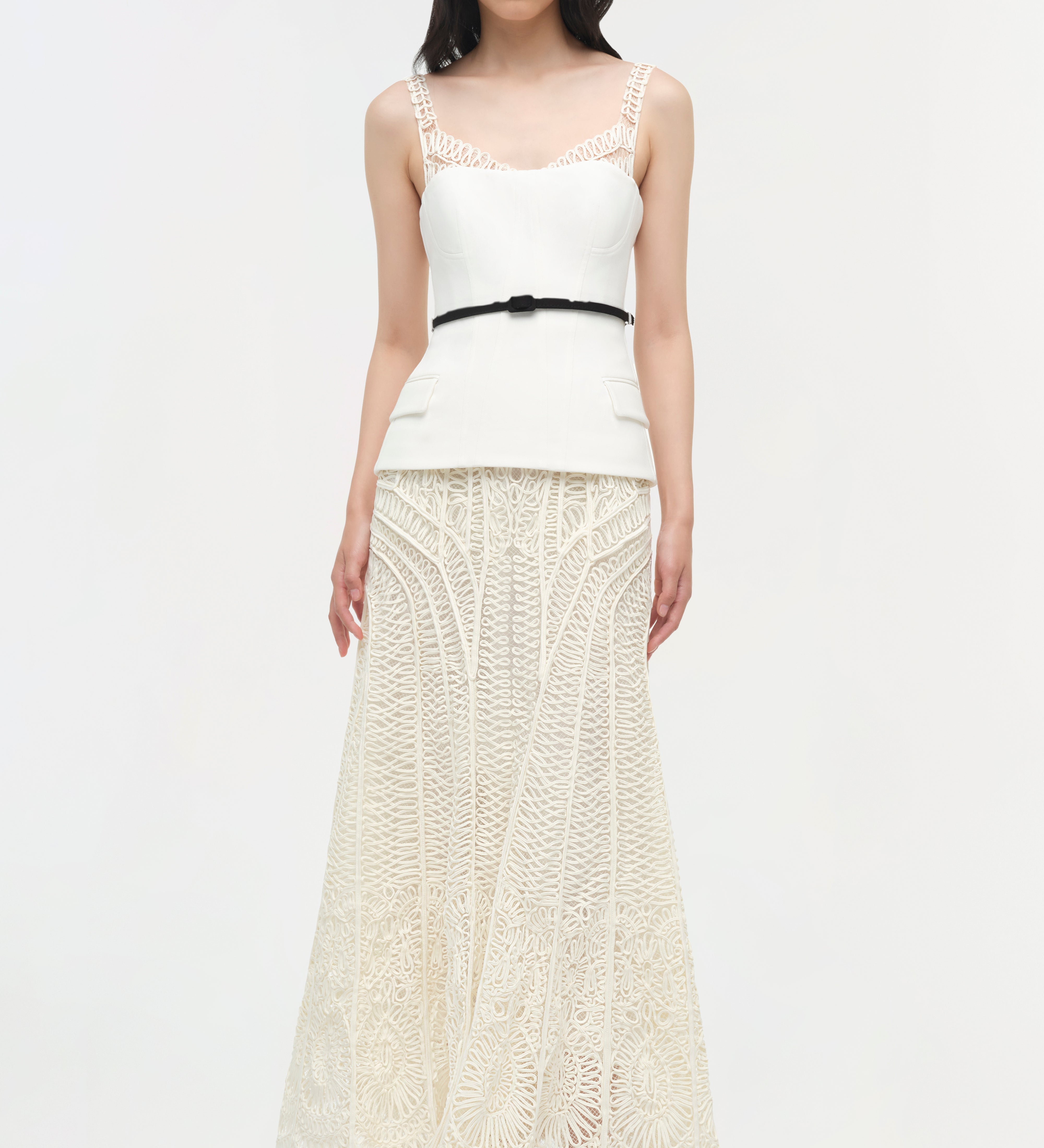 Simkhai - Mckinnon Guipure Midi Dress