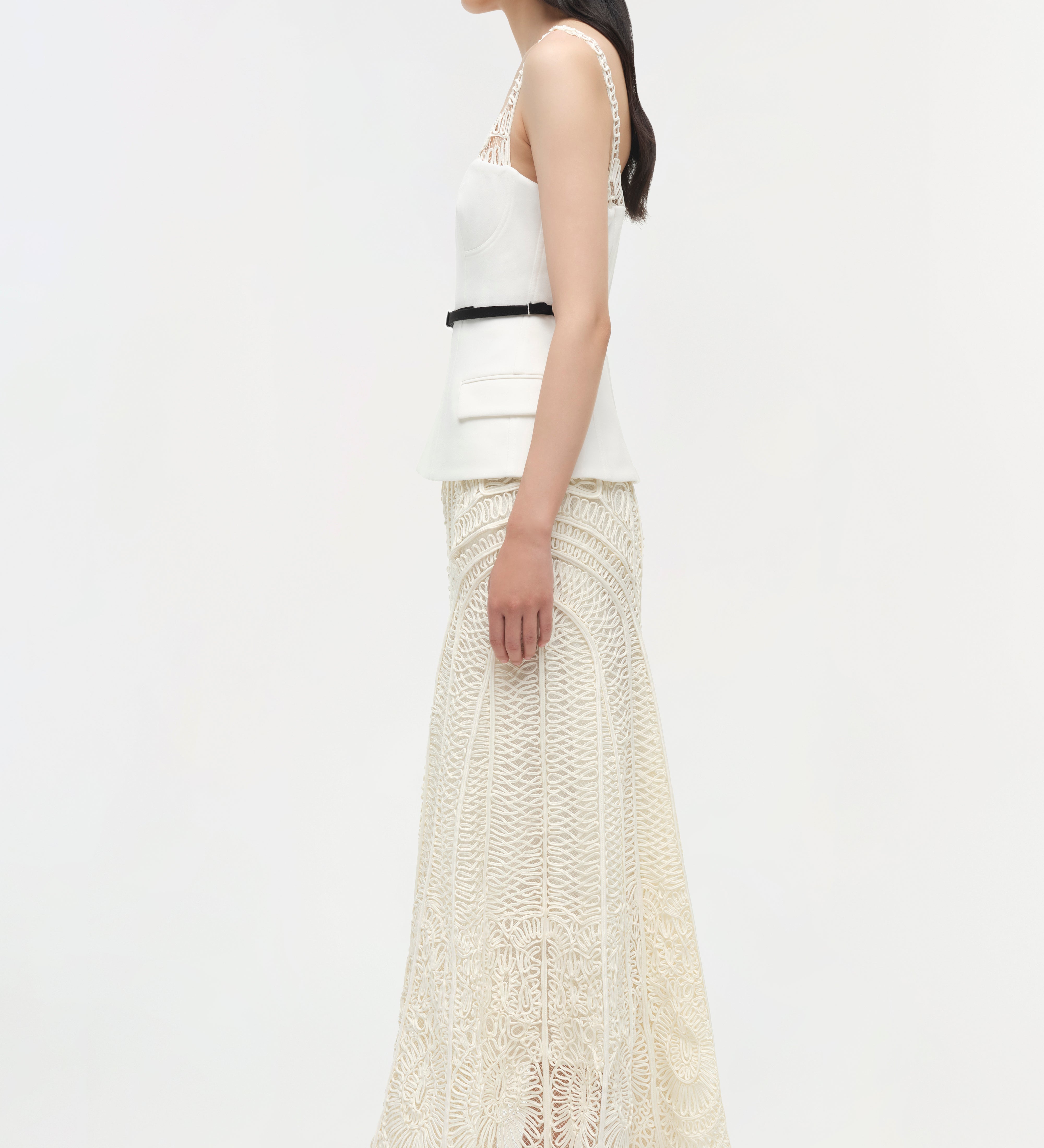 Simkhai - Mckinnon Guipure Midi Dress