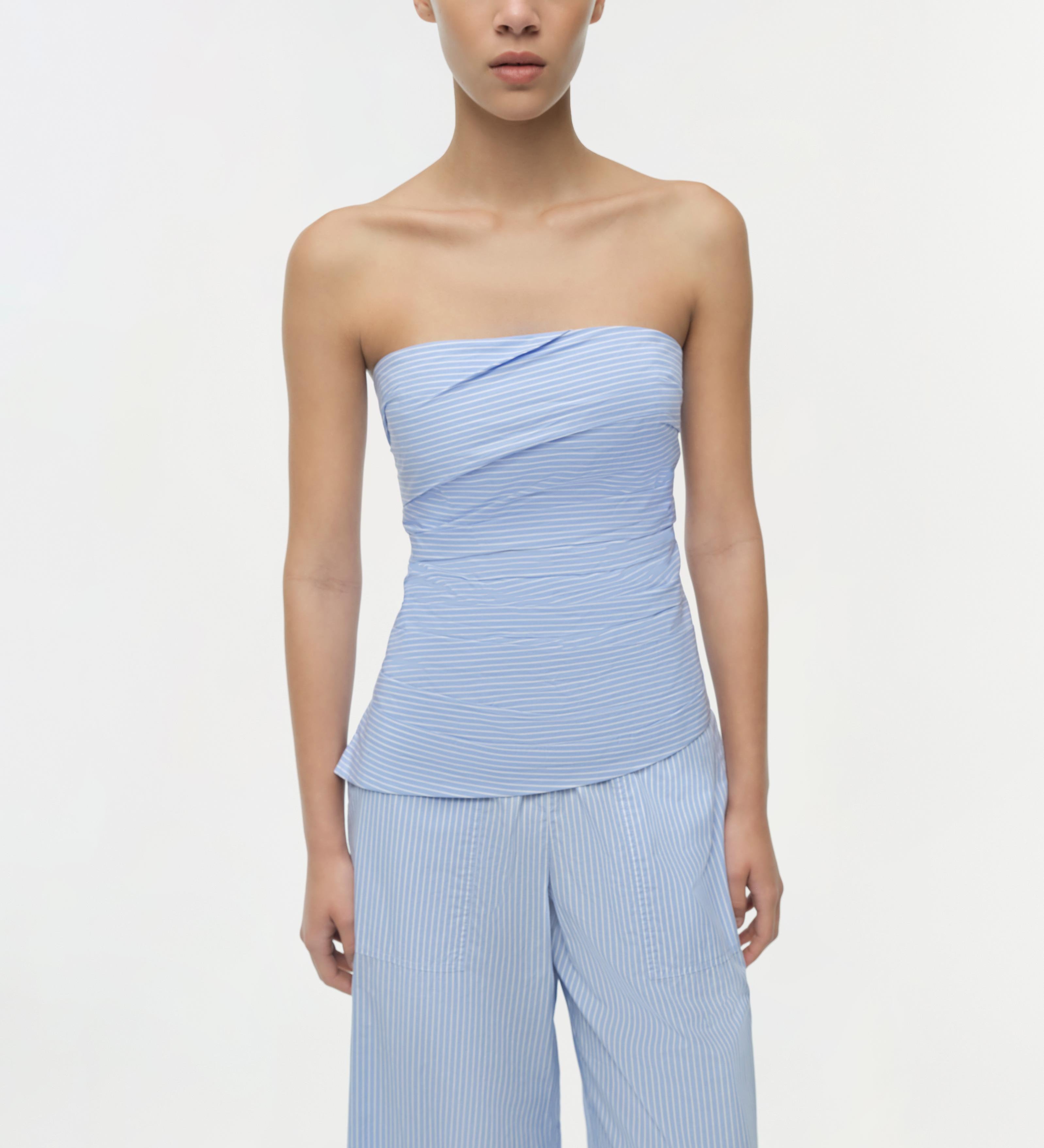 Simkhai - Emerson Ruched Bustier Top