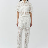 Simkhai - Annaelle Cotton Lace Top