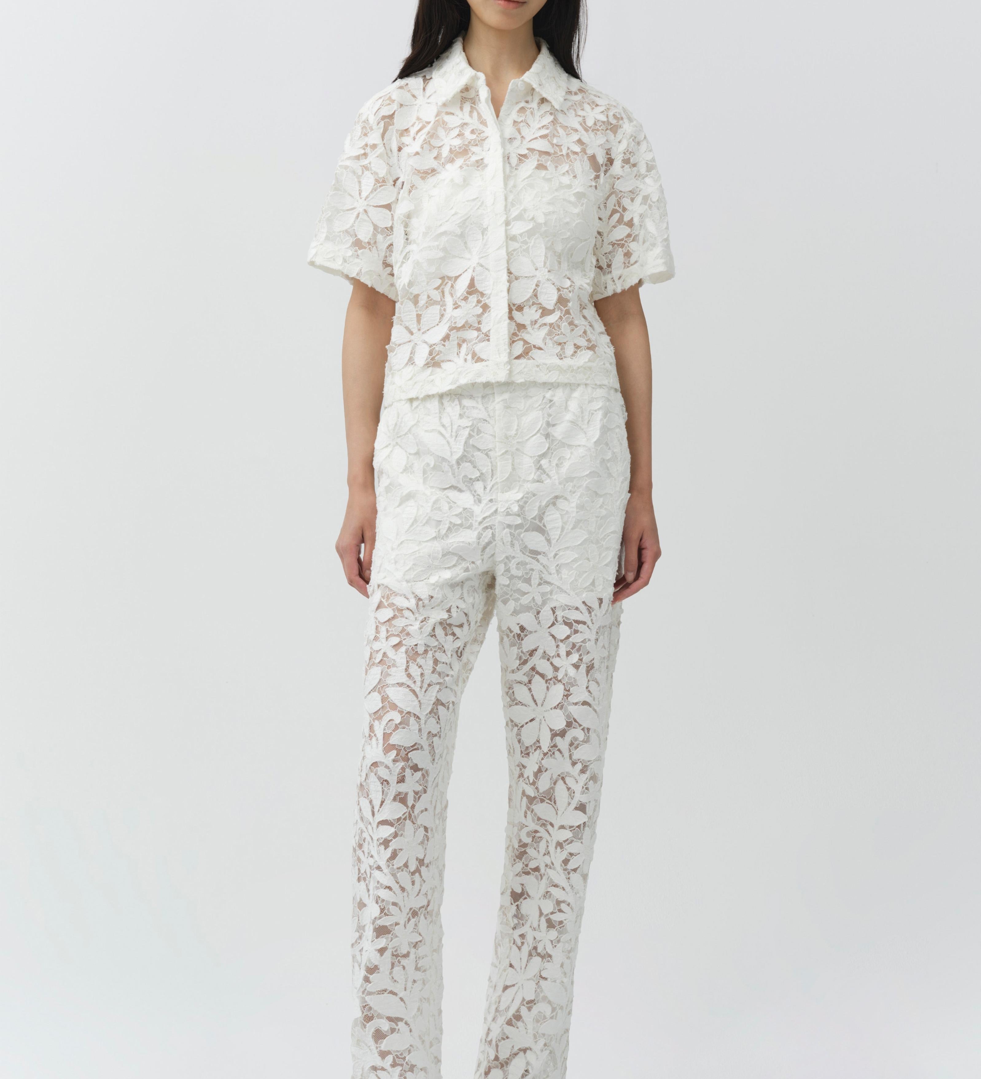 Simkhai - Braylen Cotton Lace Pant