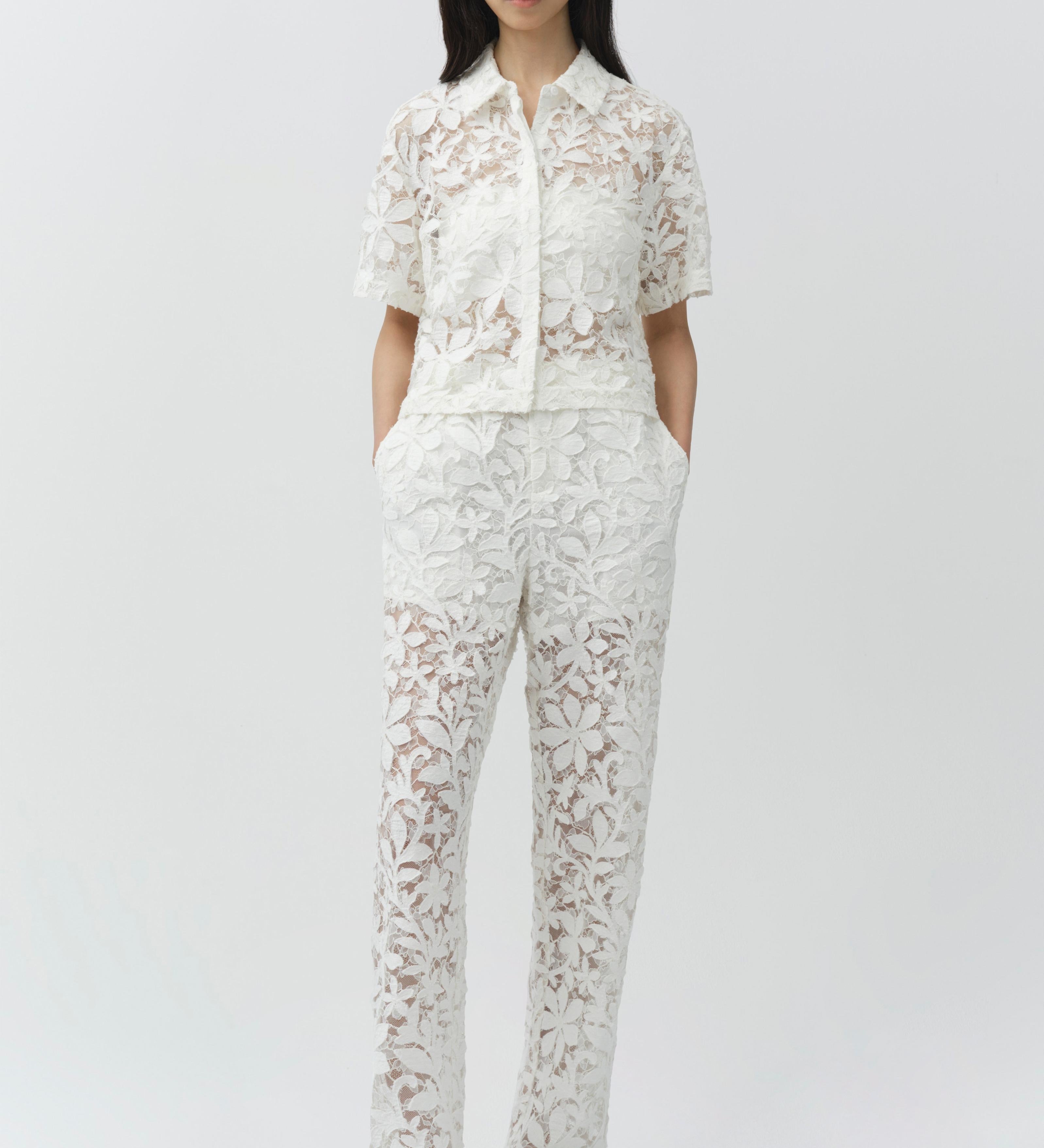 Simkhai - Annaelle Cotton Lace Top