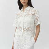Simkhai - Annaelle Cotton Lace Top
