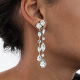 Jennifer Behr - Nessa Earrings -- Crystal