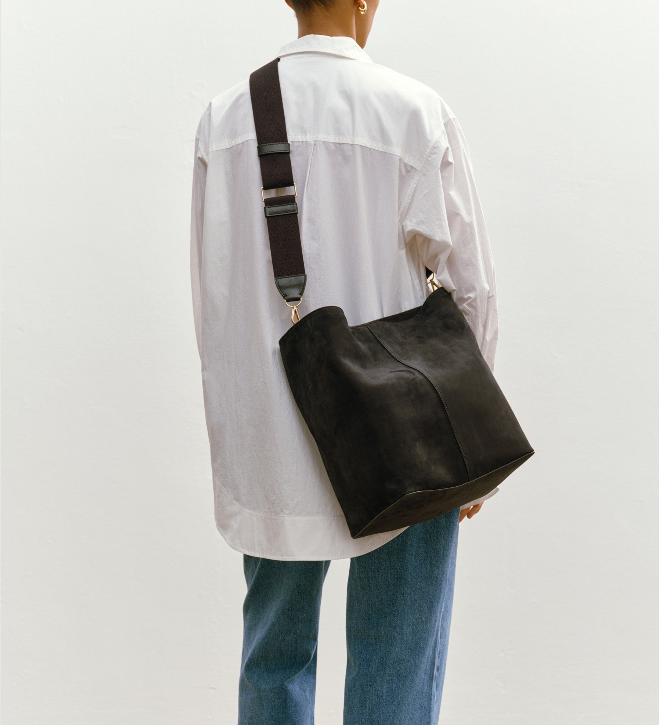 Metier - Webbing Strap Black With Gold Hardware