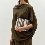 Metier - Stowaway Crossbody Mod Stripe With Elvis Black