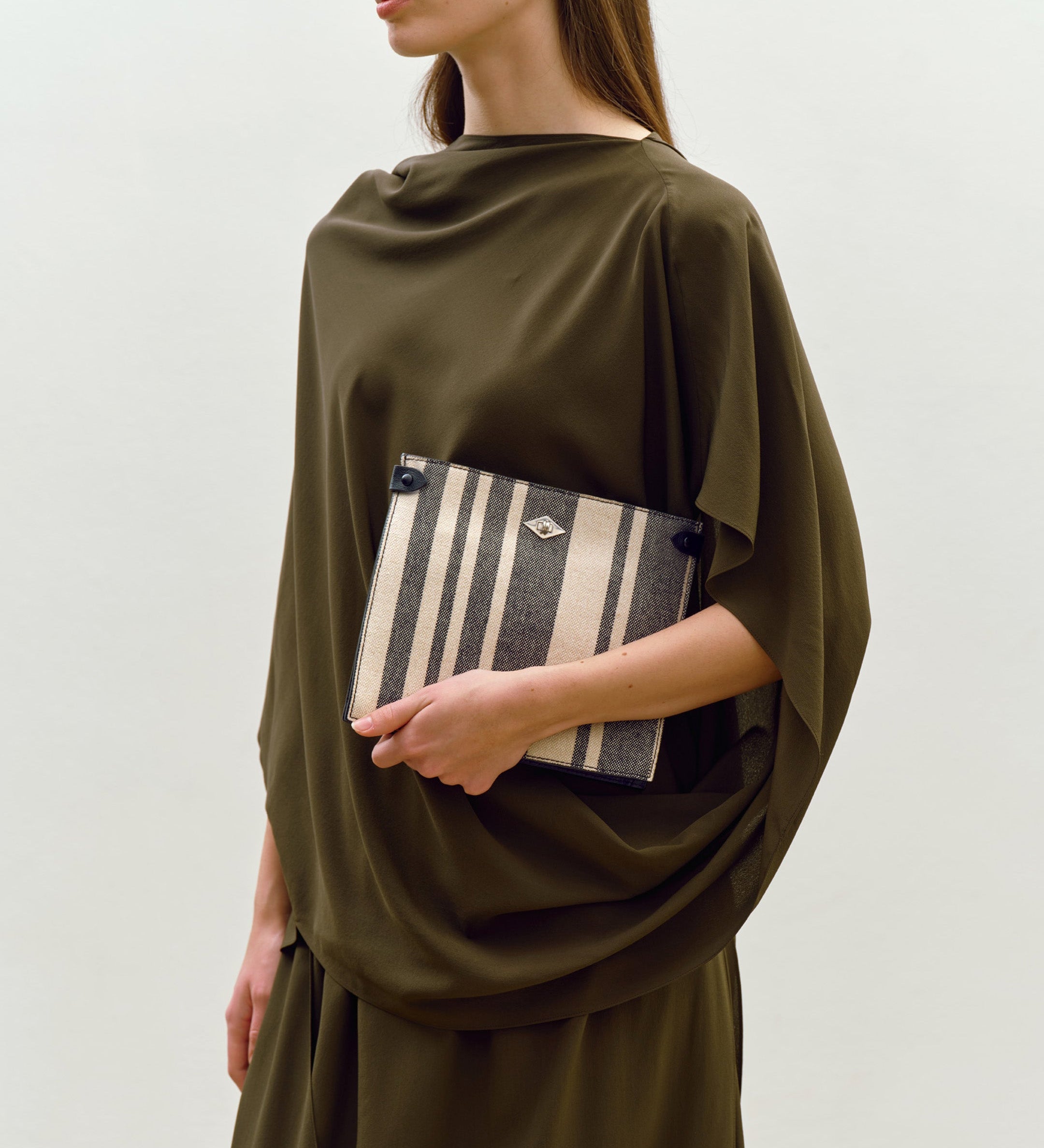 Metier - Stowaway Crossbody Mod Stripe With Elvis Black
