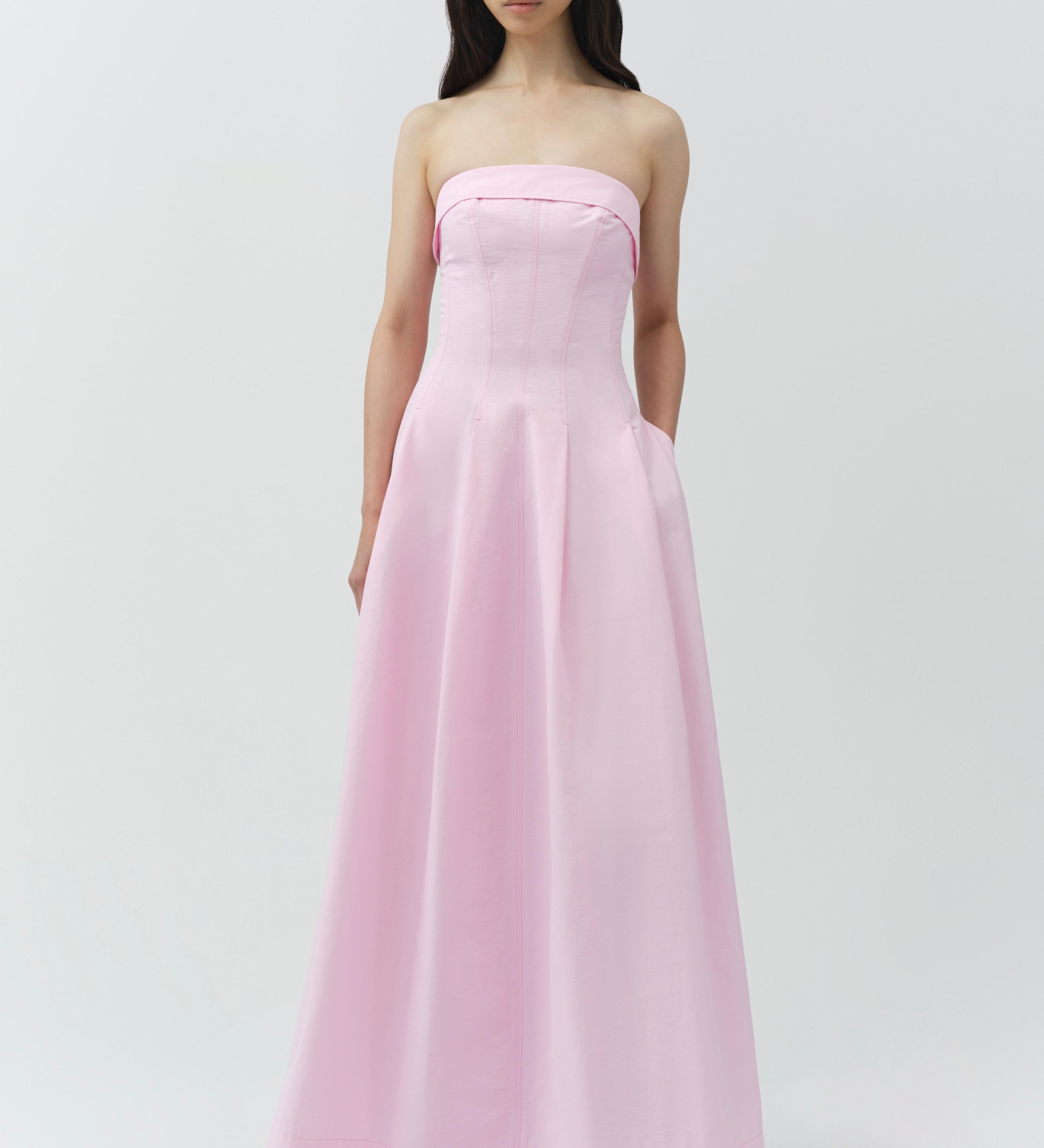 Simkhai - Avril Cotton Bustier Maxi Dress
