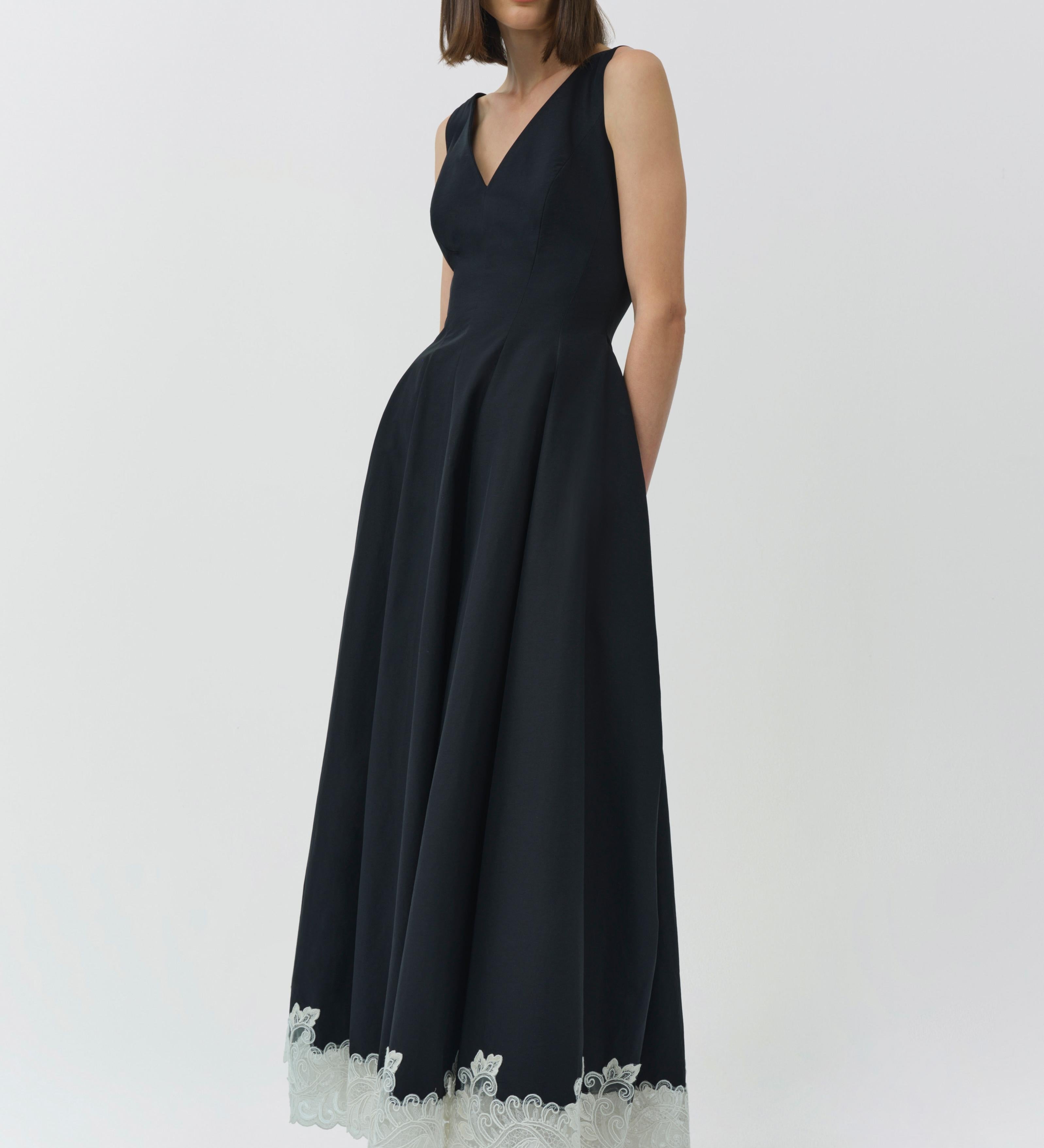 Simkhai - Mira Cotton Faille Lace Midi Dress