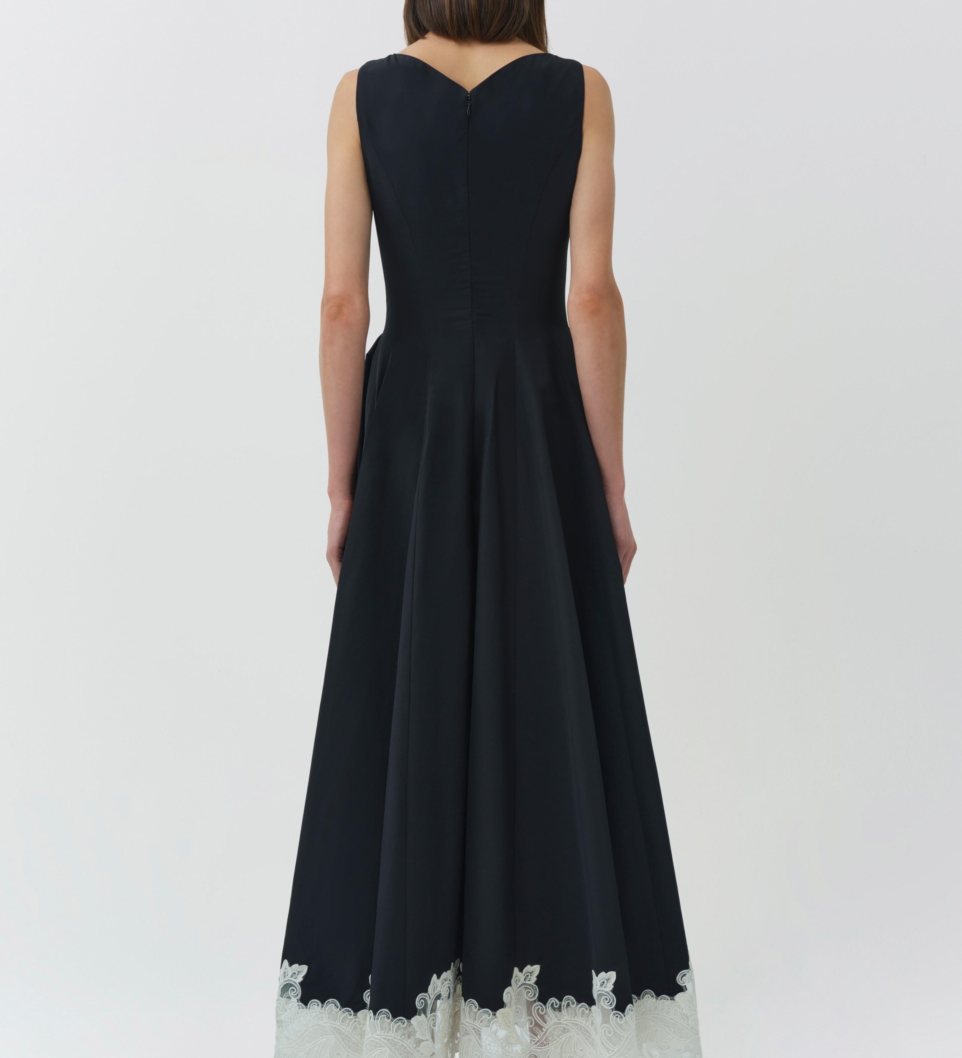 Simkhai - Mira Cotton Faille Lace Midi Dress