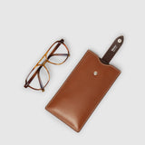 Metier - Padded Glasses Case Buffalo Cognac