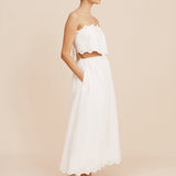 Posse - ANTOINETTE SKIRT - VINTAGE WHITE