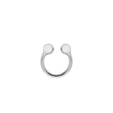 DORSEY SEPTUM CUFF, SILVER