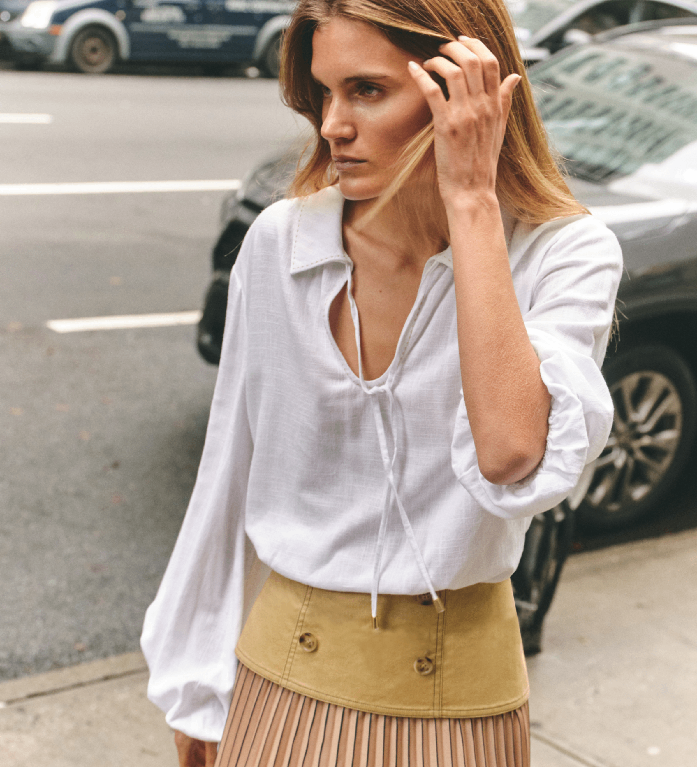 Cartolina - Seneca Blouse - White