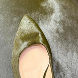 Jamie Haller - The Kitty Point Heel in Ponyhair Moss