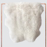 The Citizenry - Sheepskin Accent Rug - White