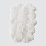 The Citizenry - Sheepskin Accent Rug - White