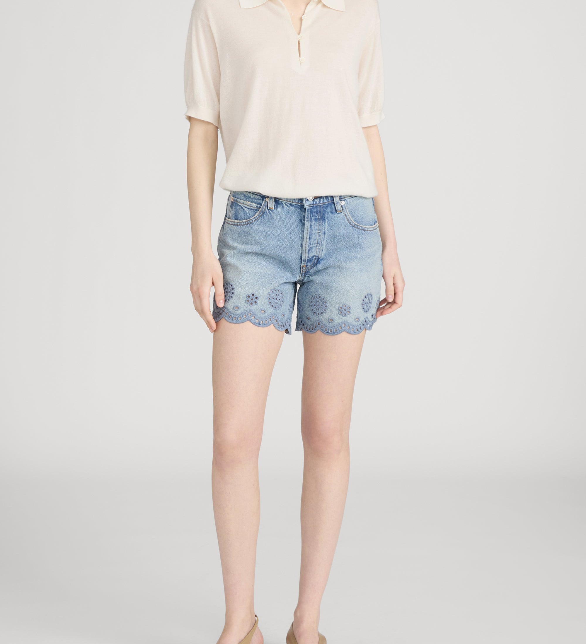 FRAME - The Eyelet Hang Short Long