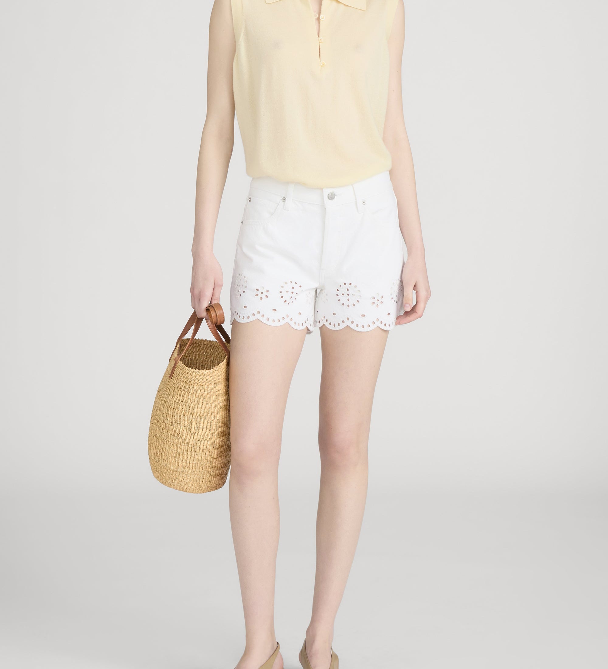 FRAME - The Eyelet Hang Short Long