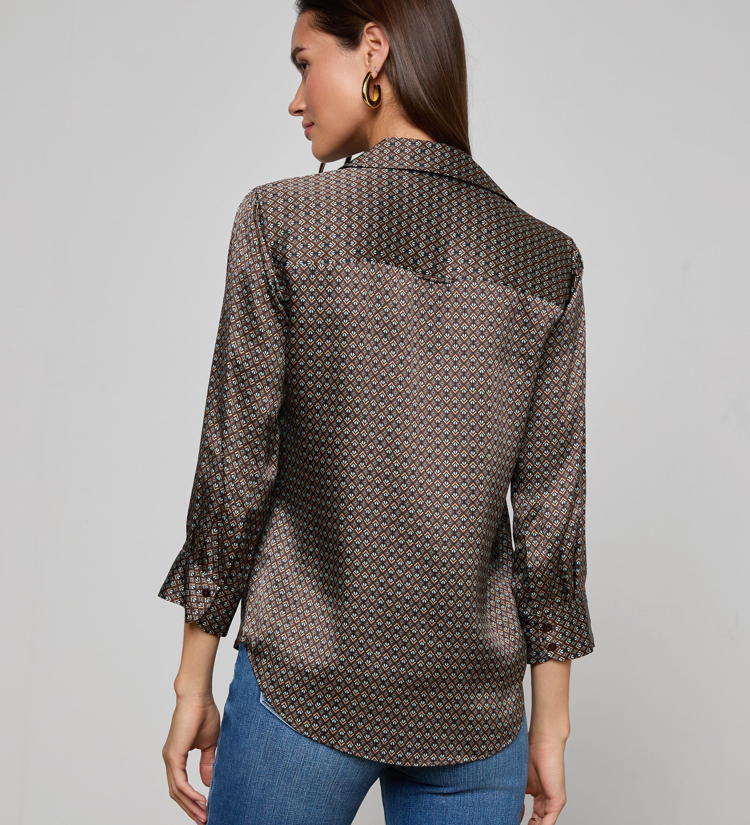 L'AGENCE - Dani Silk Blouse