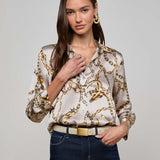L'AGENCE - Dani Silk Blouse