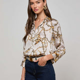 L'AGENCE - Dani Silk Blouse