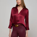 L'AGENCE - Dani Silk Blouse