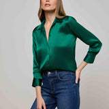 L'AGENCE - Dani Silk Blouse