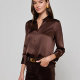 L'AGENCE - Dani Silk Blouse