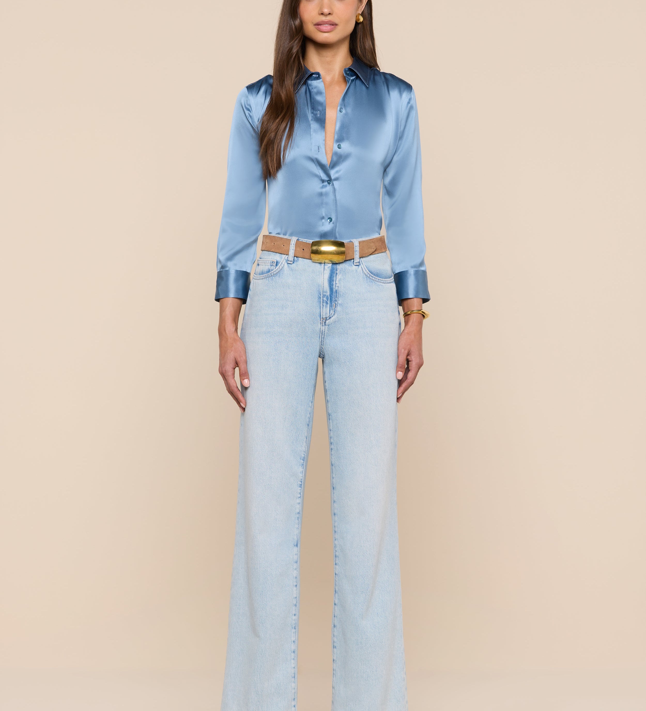 L'AGENCE - Dani Silk Blouse