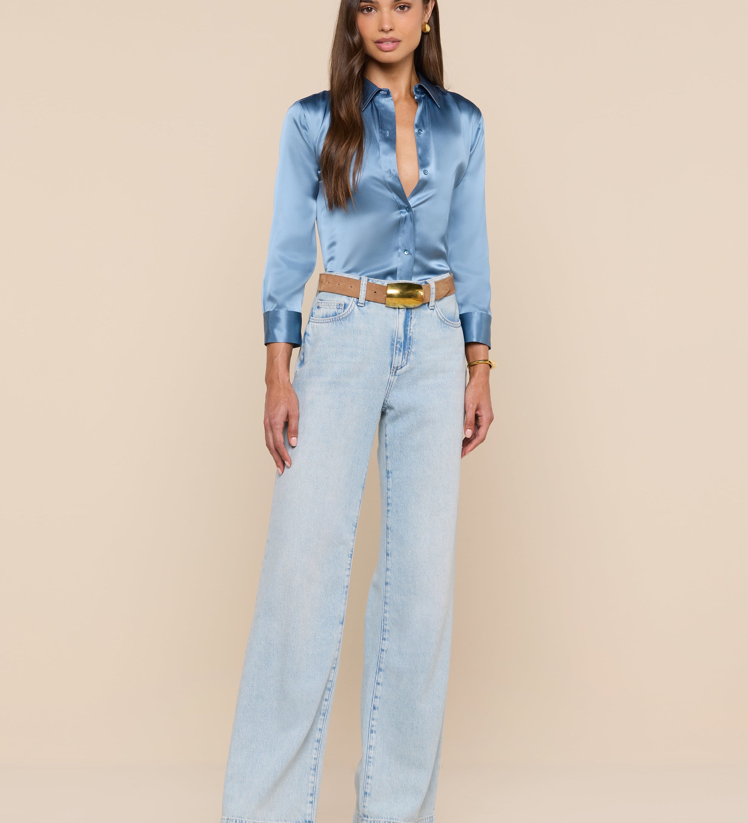 L'AGENCE - Dani Silk Blouse