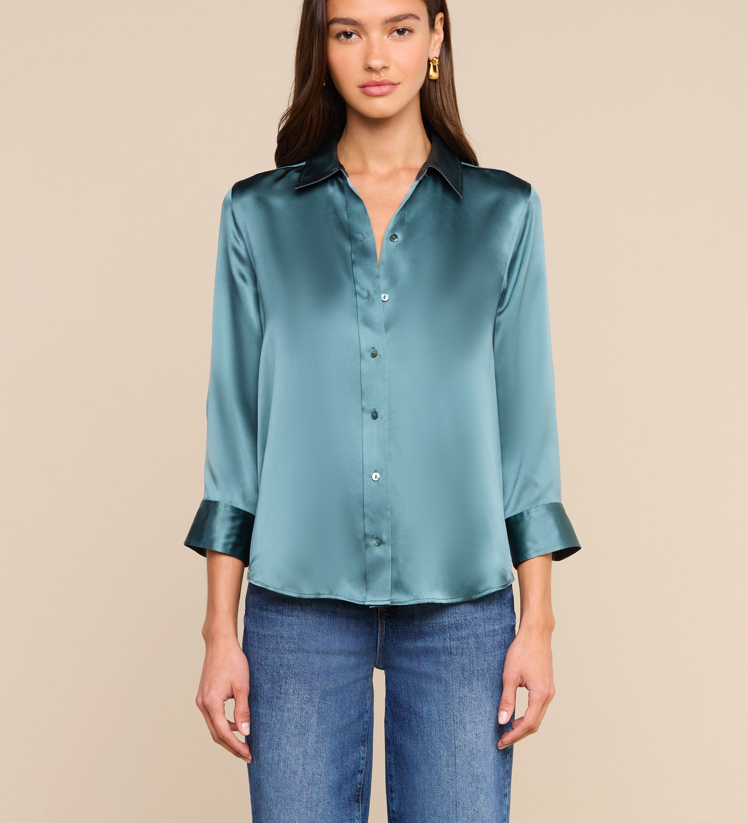 L'AGENCE - Dani Silk Blouse